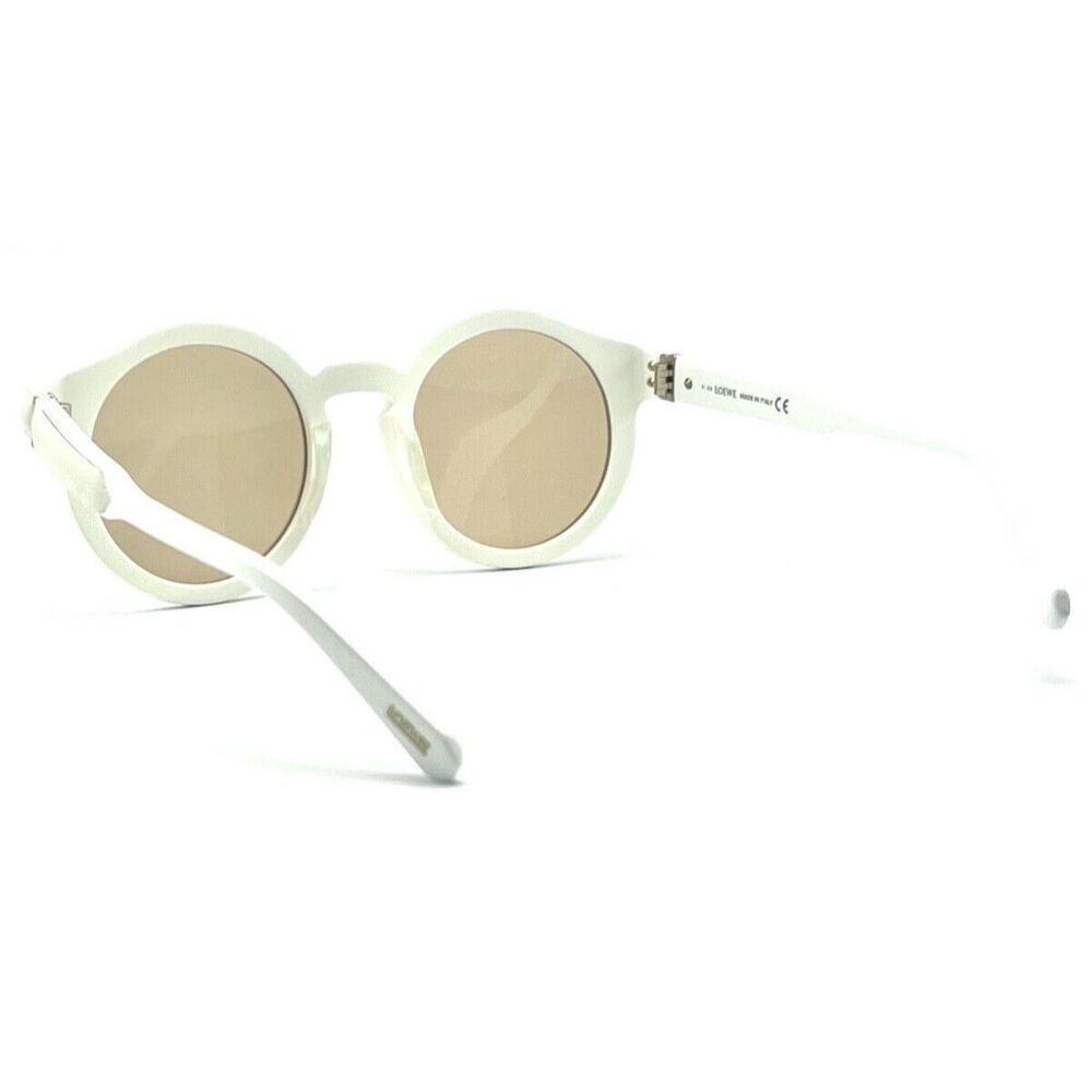 NEW LOEWE LW40002I 24N WHITE AUTHENTIC SUNGLASSES 52-22 145 W/CASE - Picture 3 of 4